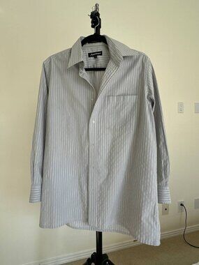 Vintage Park Avenue Striped Cotton Shirt
